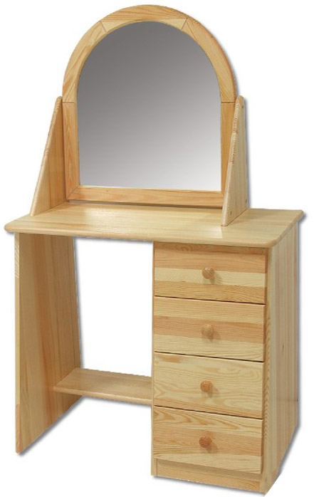Toaletní stolek se zrcadlem LT108 borovice