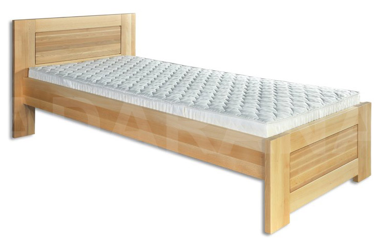 Dřevěná postel 121 jednolůžko z borovice