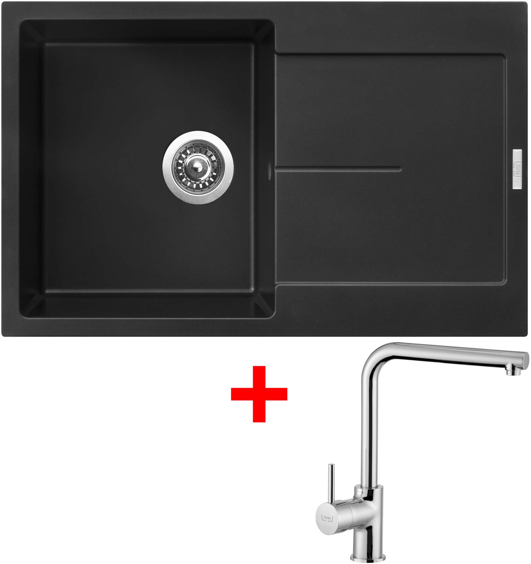 Sinks ULTIMA 790 Pureblack + Elka